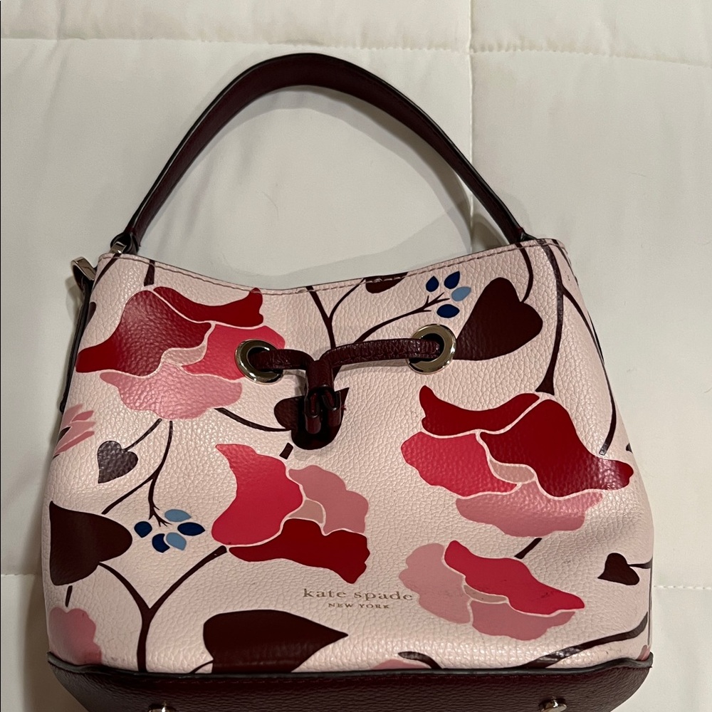 Super Cute Kate Spade Floral Bucket Bag